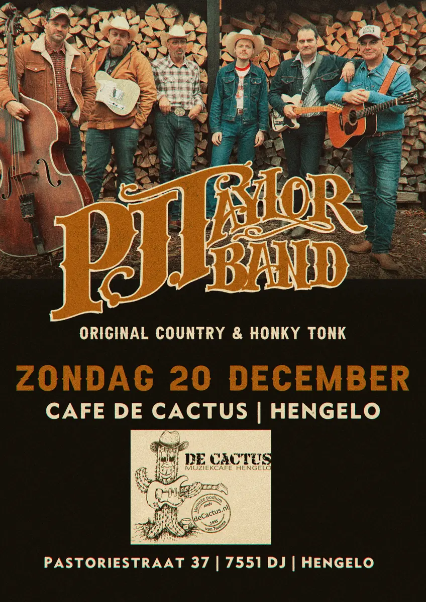 PJ Taylor Band — Café de Cactus, Hengelo
