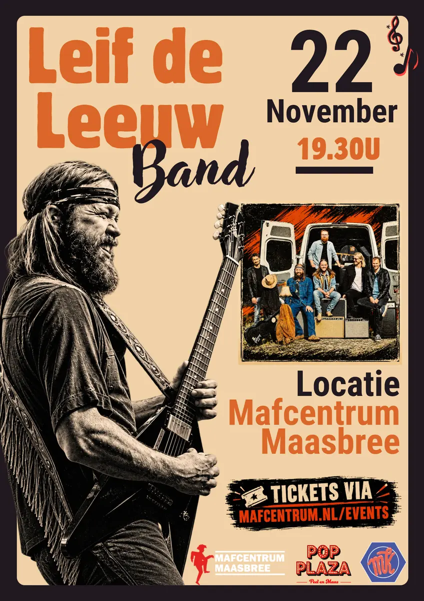 Leif De Leeuw Band — Mafcentrum, Maasbree