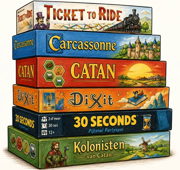 Brettspiele in der Bibliothek — Bibliotheek locatie Tegelen, Tegelen