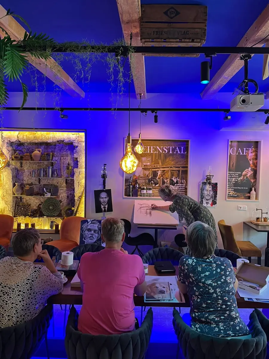 Portret tekenworkshop met een Cocktail — Ferwert