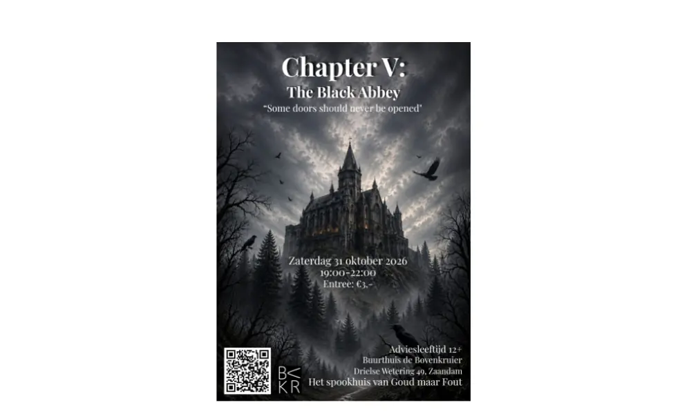 The Black Abbey Haunted House — Buurtcentrum De Bovenkruier, Zaandam