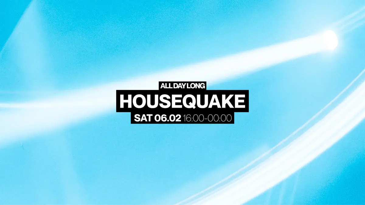 Housequake All Day Long — Het Sieraad, Amsterdam