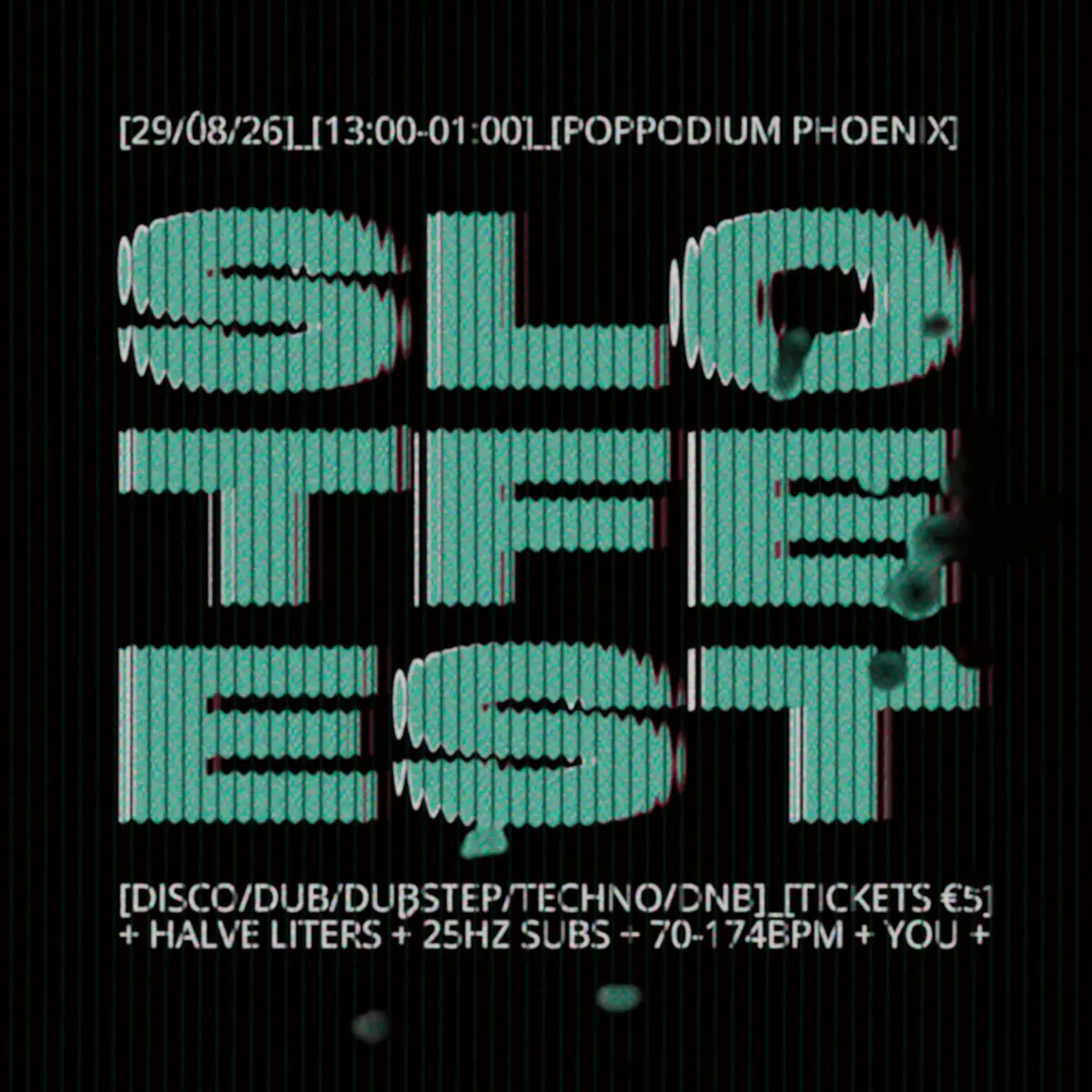 SLOTFEEST | D&B, Techno, Dub(step) & Disco — Poppodium Phoenix, Breda