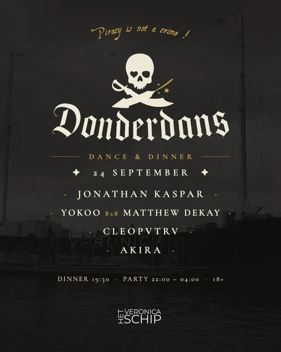 Feestgedruis Donderdans — Het Veronica Schip, Amsterdam