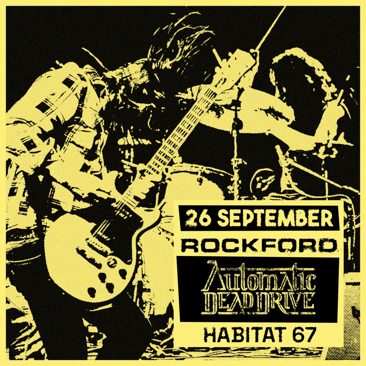 Rockford + Automatic Dead Drive + Habitat 67 | Grunge, Rock & Stoner — Poppodium Phoenix, Breda