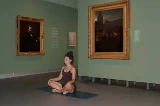 Exklusiver Yogakurs im Museum