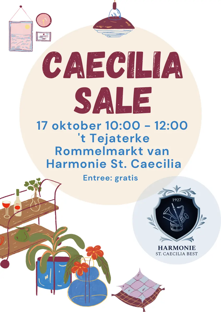 Caecilia Flohmarkt am 17. Oktober im 't Tejaterke — 't Tejaterke, Best
