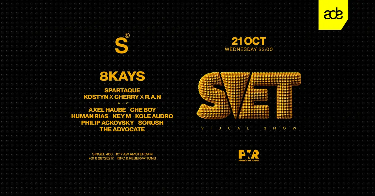SVET visual show — Supperclub, Amsterdam