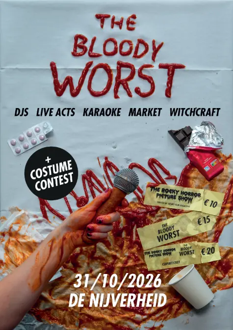 Halloween night: the Bloody Worst + Rocky Horror Picture Show — De Nijverheid, Utrecht