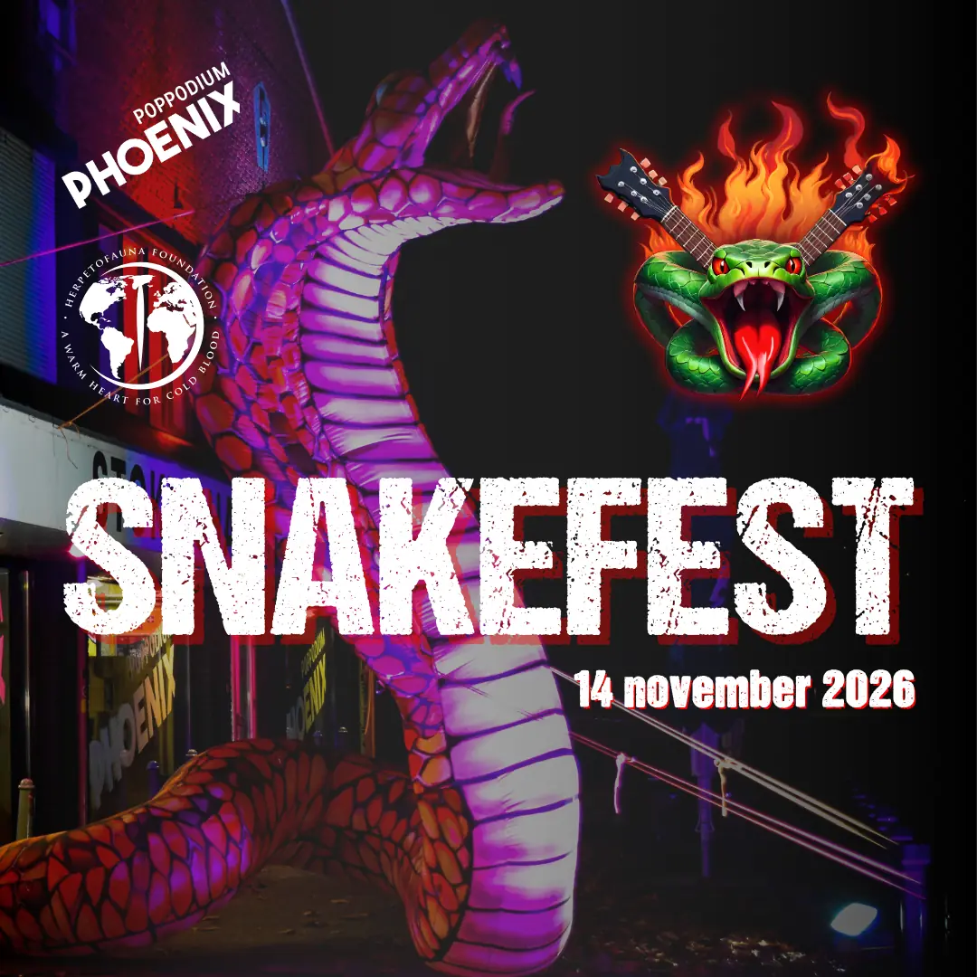 SNAKEFEST 2026! | Live Music & Nature Benefit Festival — Poppodium Phoenix, Breda