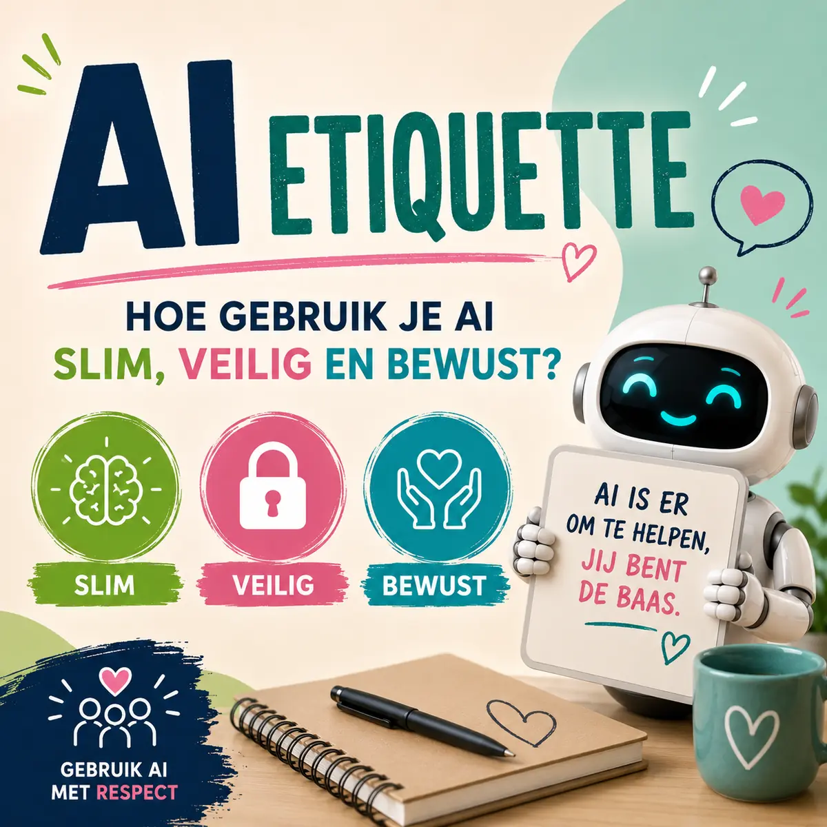 AI-Etikette: Wie nutzt man KI intelligent, sicher und bewusst? | Workshop — Bibliotheek in Bergen op Zoom | Centrum, Bergen op Zoom