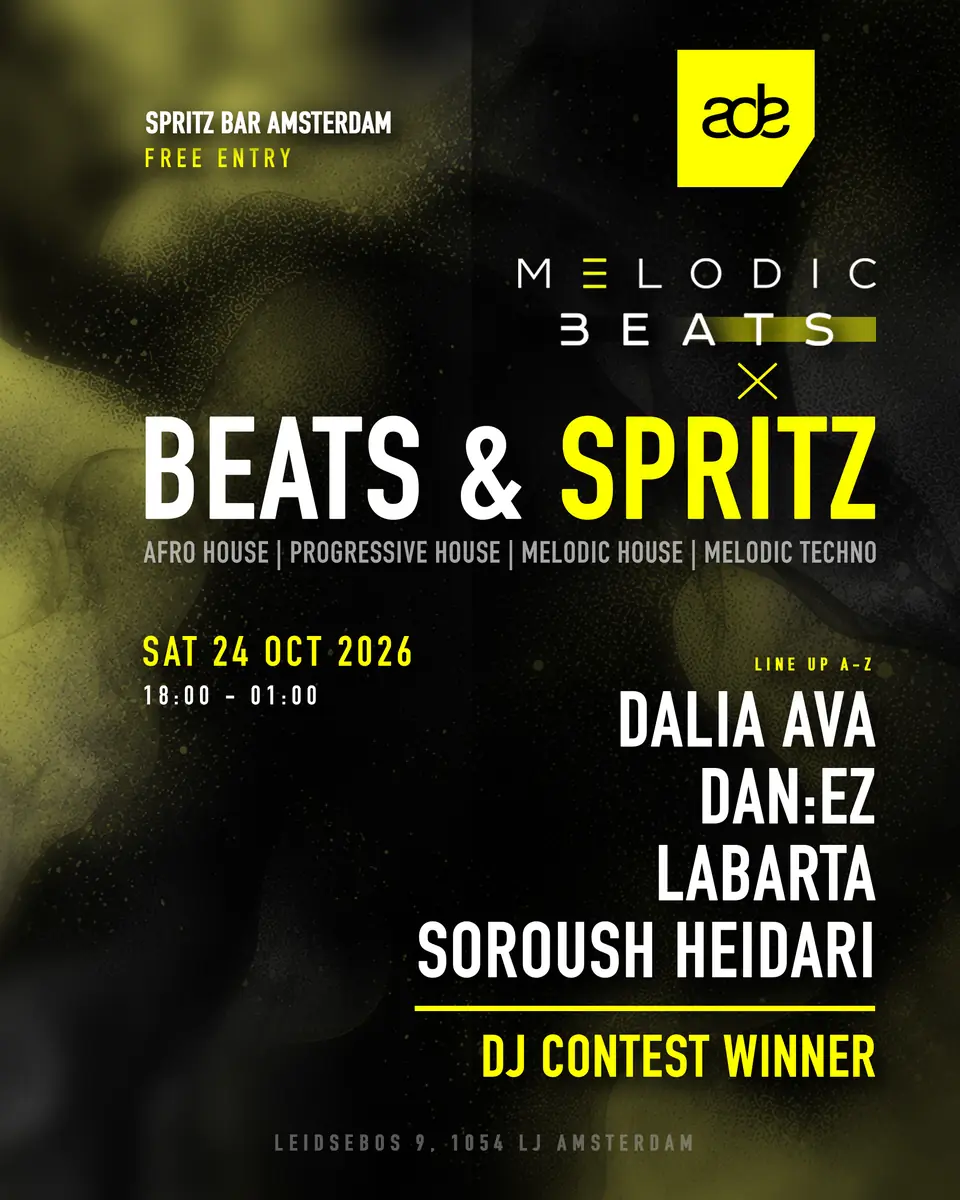 Melodic Beats × Beats & Spritz — Spritz Bar Amsterdam, Amsterdam
