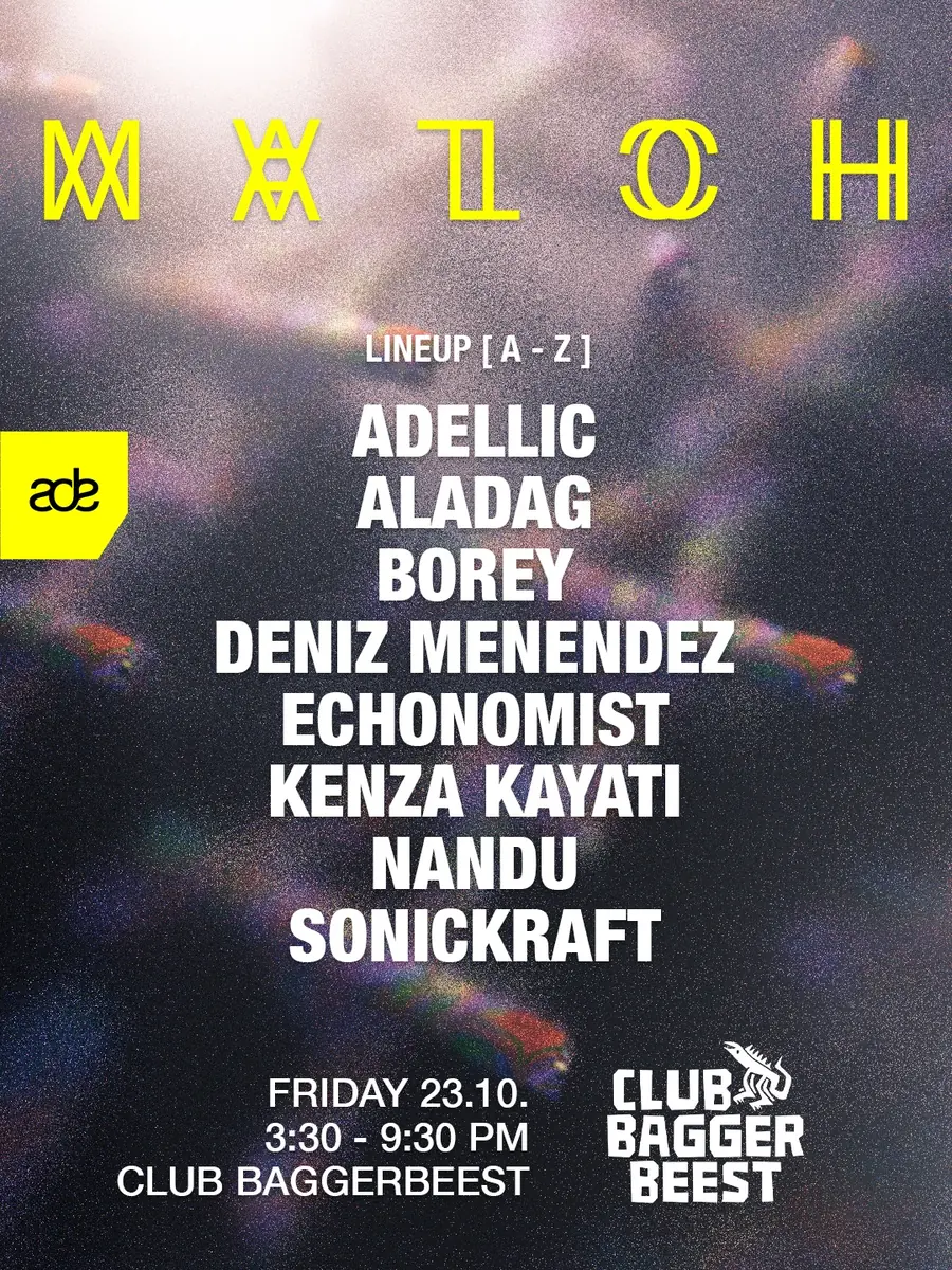 ALADAG präsentiert MMAATTCCHH - ADE 2026 — Club Baggerbeest, Amsterdam