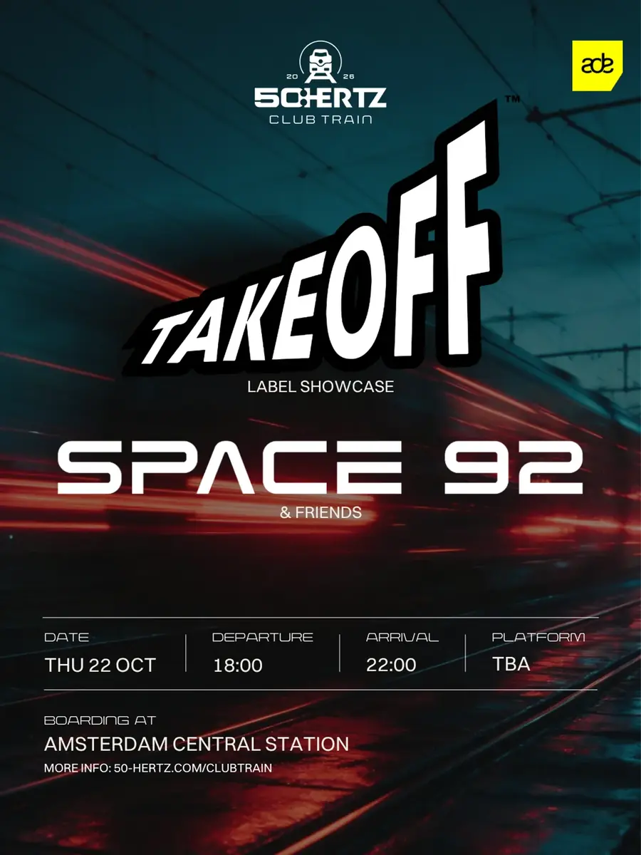 Takeoff · Label Showcase — Amsterdam Central Station, Amsterdam
