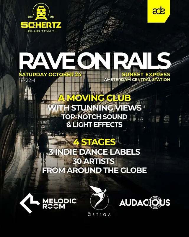 Rave on Rails — Amsterdam Central Station, Amsterdam