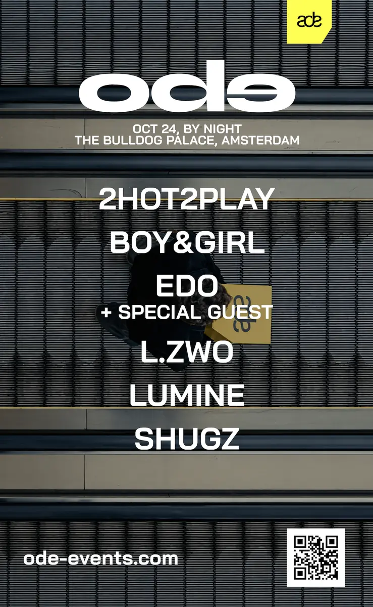 Edo presents Ode — The Bulldog Palace, Amsterdam
