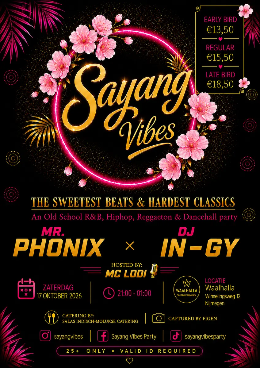 Sayang Vibes — Waalhalla, Nijmegen