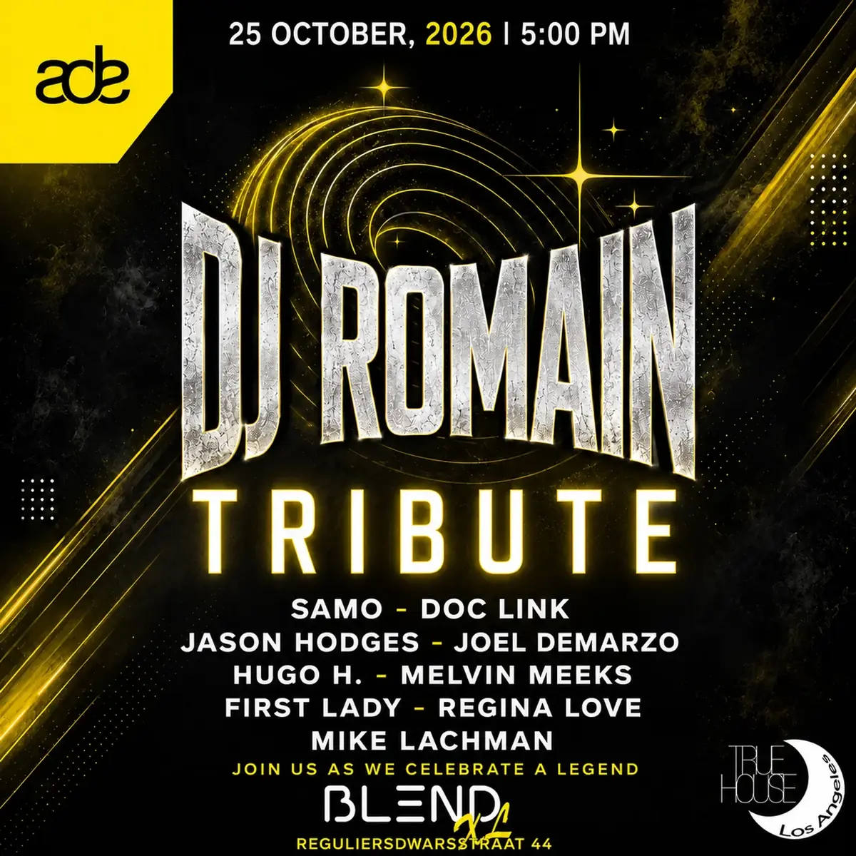 DJ Romain Tribute — Blend XL, Amsterdam