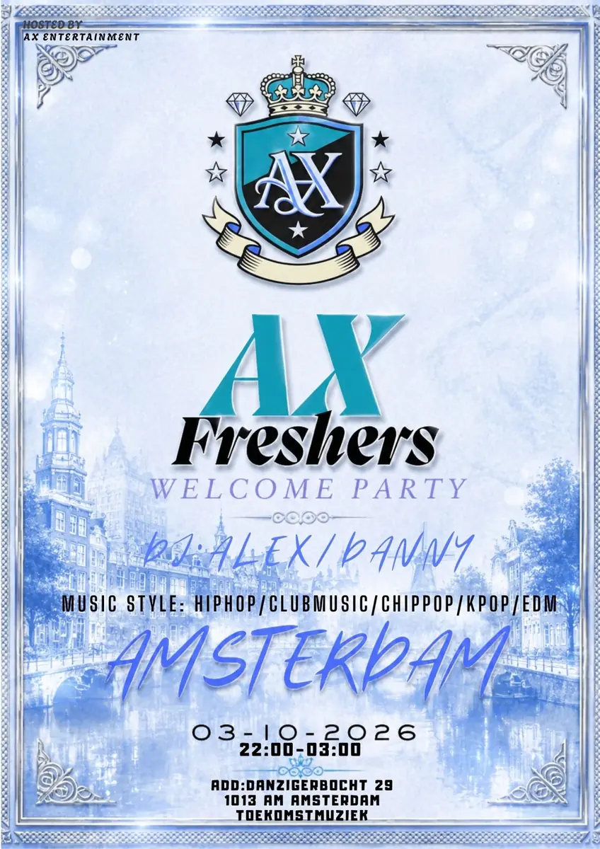 AX Fresh Year Welcome Party — Toekomstmuziek, Amsterdam