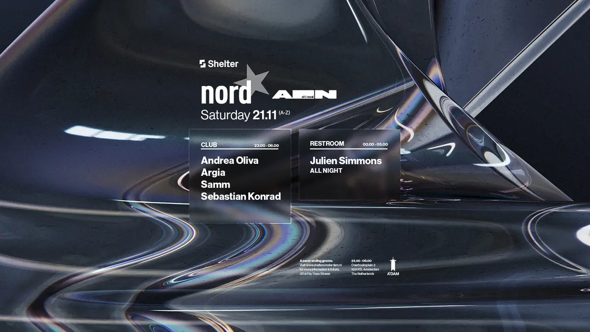 Andrea Oliva, Argia, Samm — Shelter Amsterdam, Amsterdam