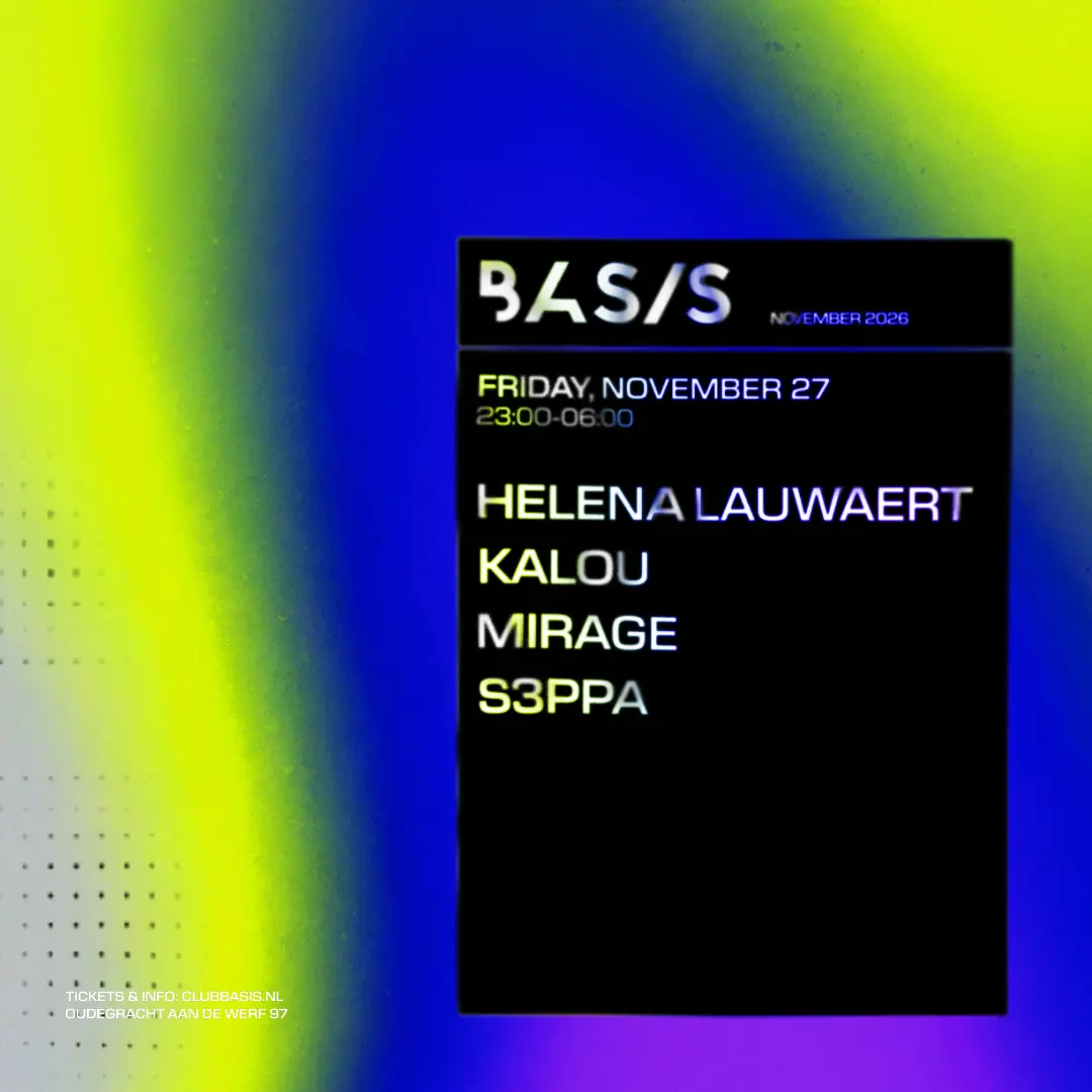 Helena Lauwaert / Kalou / S3PPA at BASIS β BASIS, Utrecht