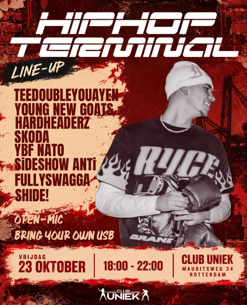 Hiphop Terminal — Club Uniek, Rotterdam