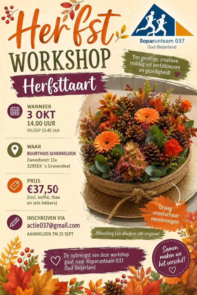 Autumn Moss Cake Workshop — s'-Gravendeel