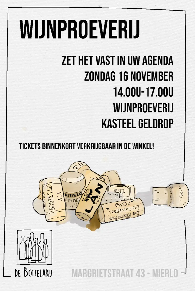 Wijnproeverij | Kasteel Geldrop — Kasteel Geldrop, Geldrop