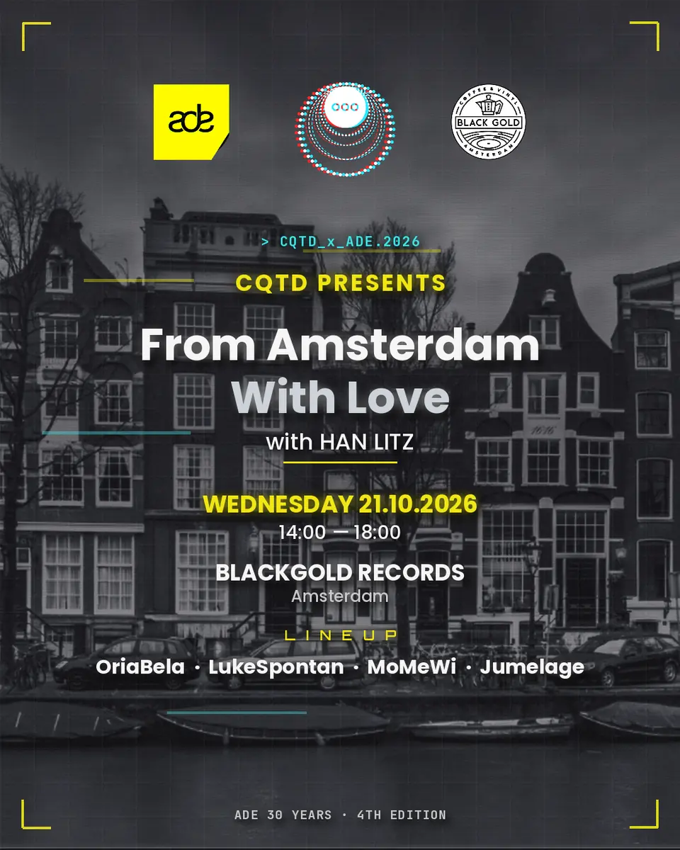 From Amsterdam with Love ADE30 — Black Gold, Amsterdam