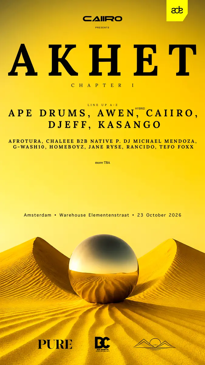 Caiiro presents: AKHET (ADE) powered by PURE — Warehouse Elementenstraat, Amsterdam