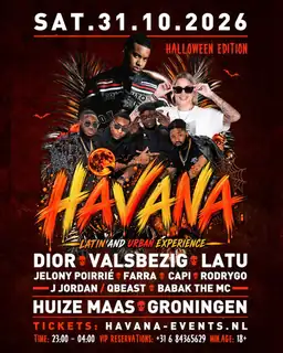 Havana Halloween - The Ultimate Latin × Urban Experience