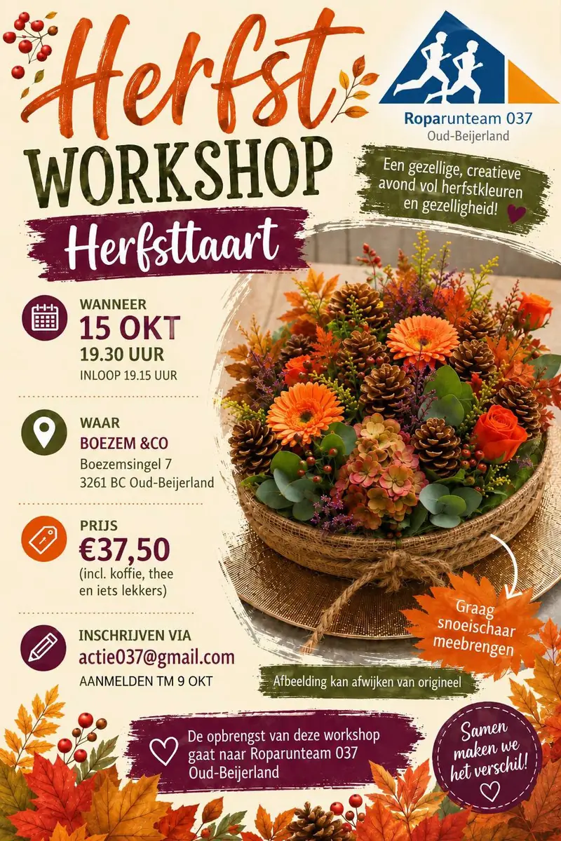 Autumn Moss Cake Workshop — Oud Beijerland