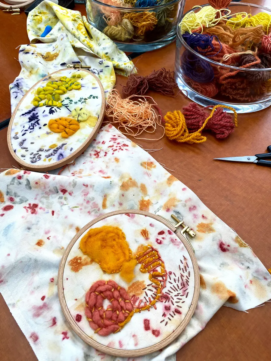 Botanical Colour & Embroidery with Dora Tiho — Delft