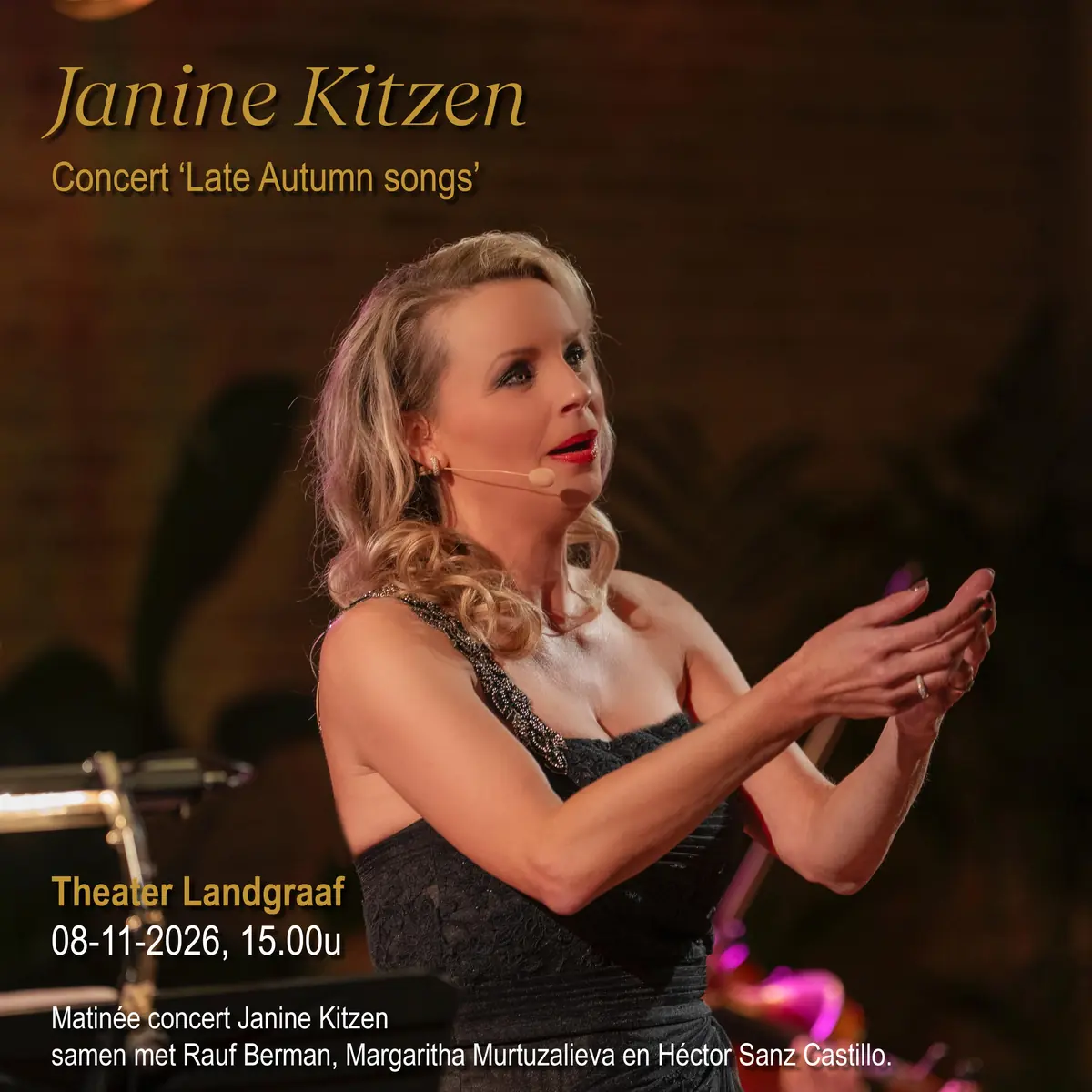 Janine Kitzen  "Late Autumn Songs" — Theater Landgraaf, Landgraaf