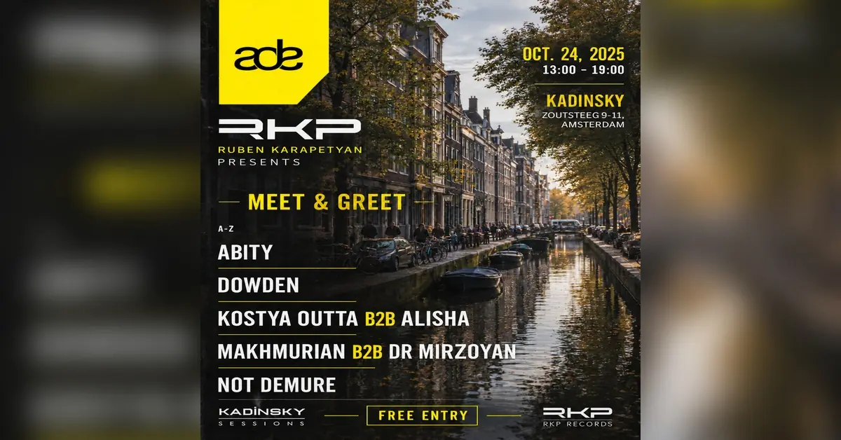 Ruben Karapetyan presents Meet & Greet — Kadinsky Cafe, Amsterdam