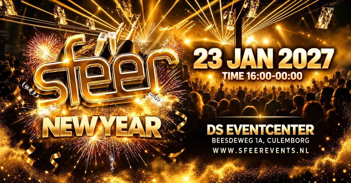 SFEER New Year 2027 — DS party- en eventcenter, Culemborg