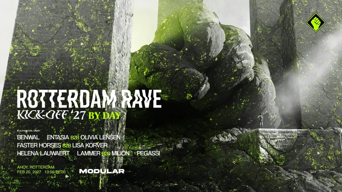 Rotterdam Rave 'Kick Off 2027 By Day' × Modular — Ahoy, Rotterdam