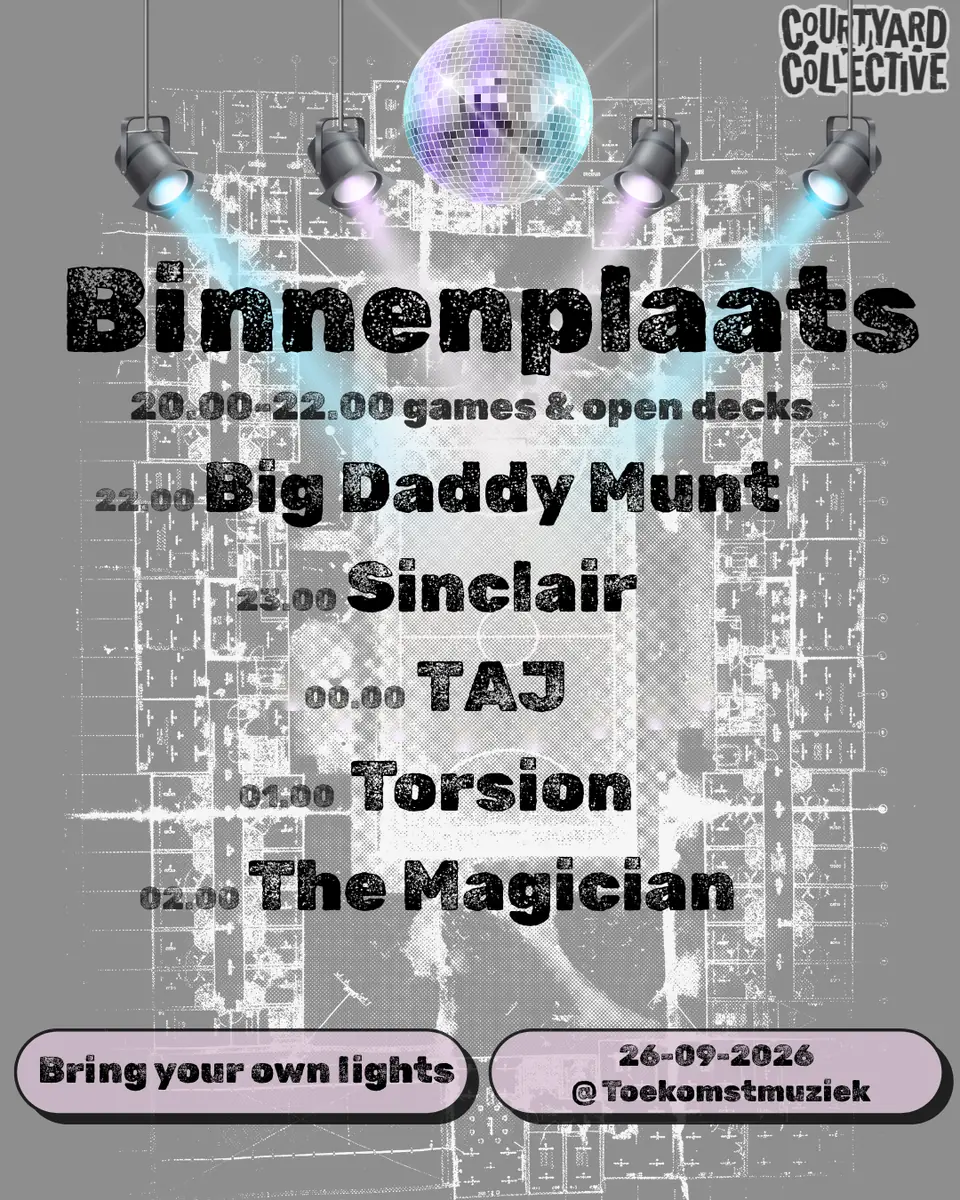 Binnenplaats — Toekomstmuziek, Amsterdam