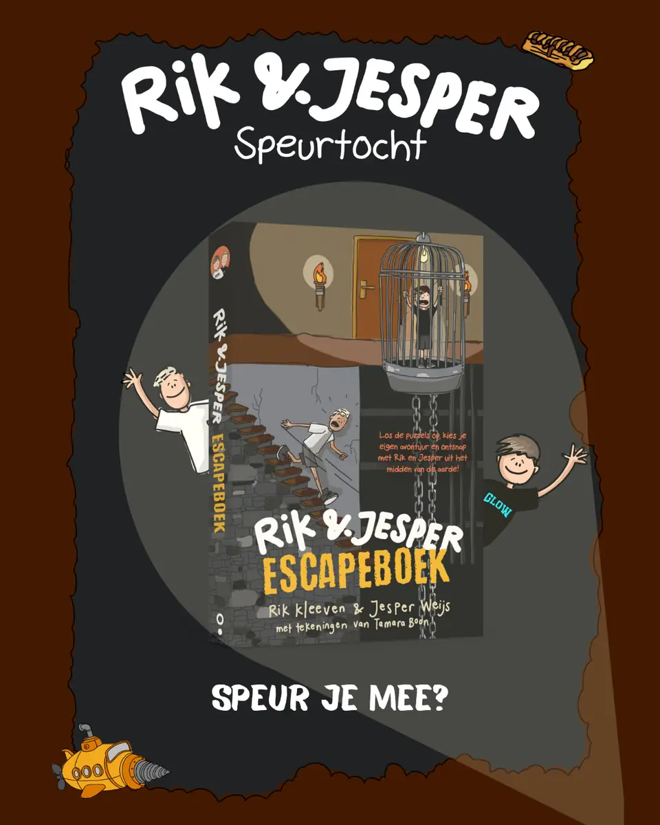Rik & Jesper treasure hunt at the library! — Bibliotheekvestiging Son en Breugel, Son en Breugel
