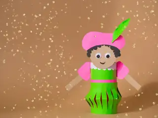 Glitter Piet Visits the Library!