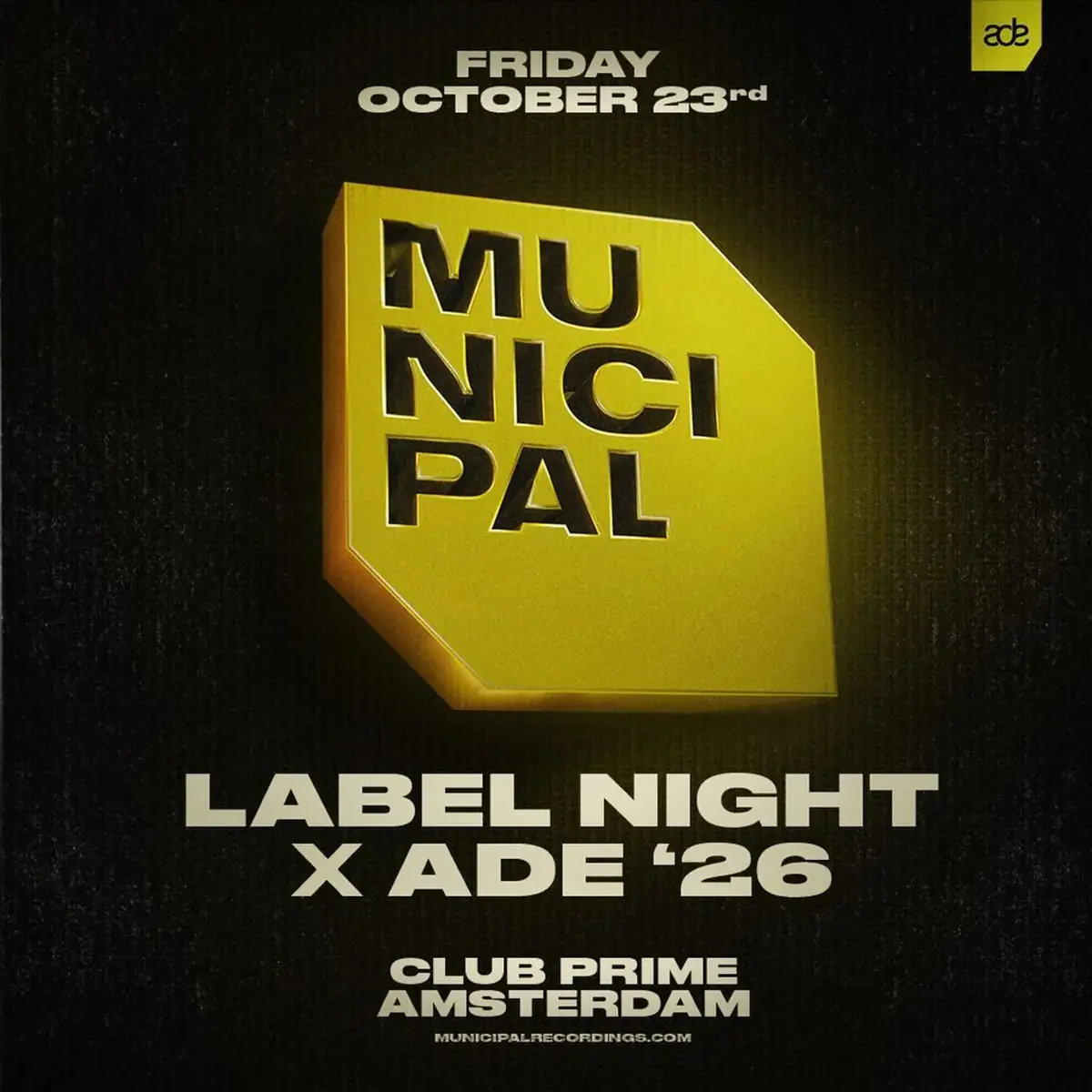 Municipal Label Night — Prime, Amsterdam