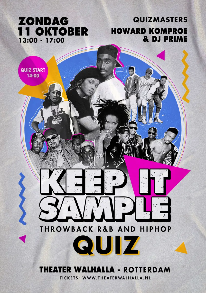 Howard Komproe und Deejay Prime präsentieren: KEEP IT SAMPLE — Metro Walhalla, Rotterdam