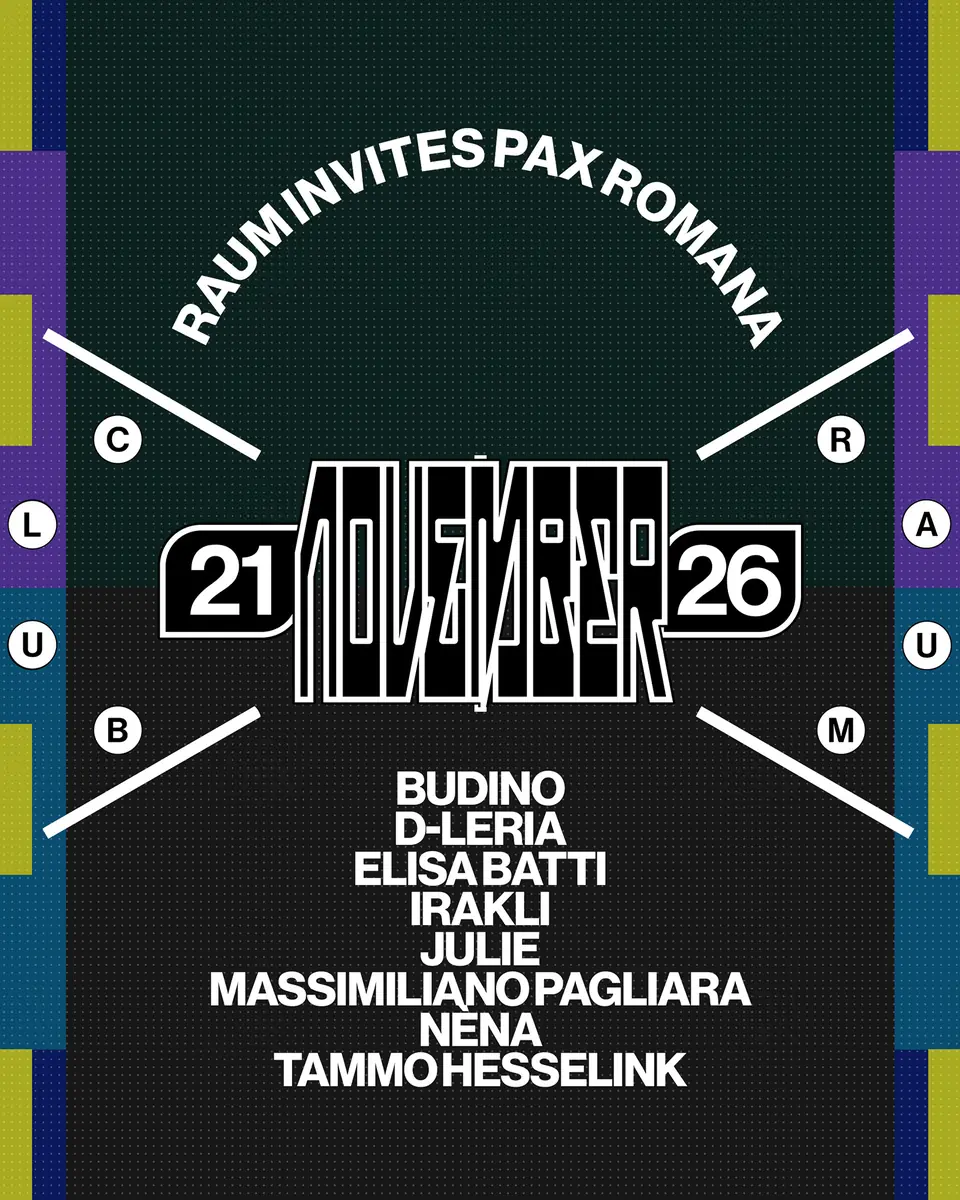 RAUM Invites Pax Romana β CLUB RAUM, Amsterdam