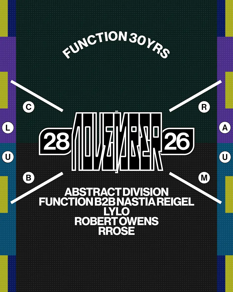 Function 30yrs — CLUB RAUM, Amsterdam