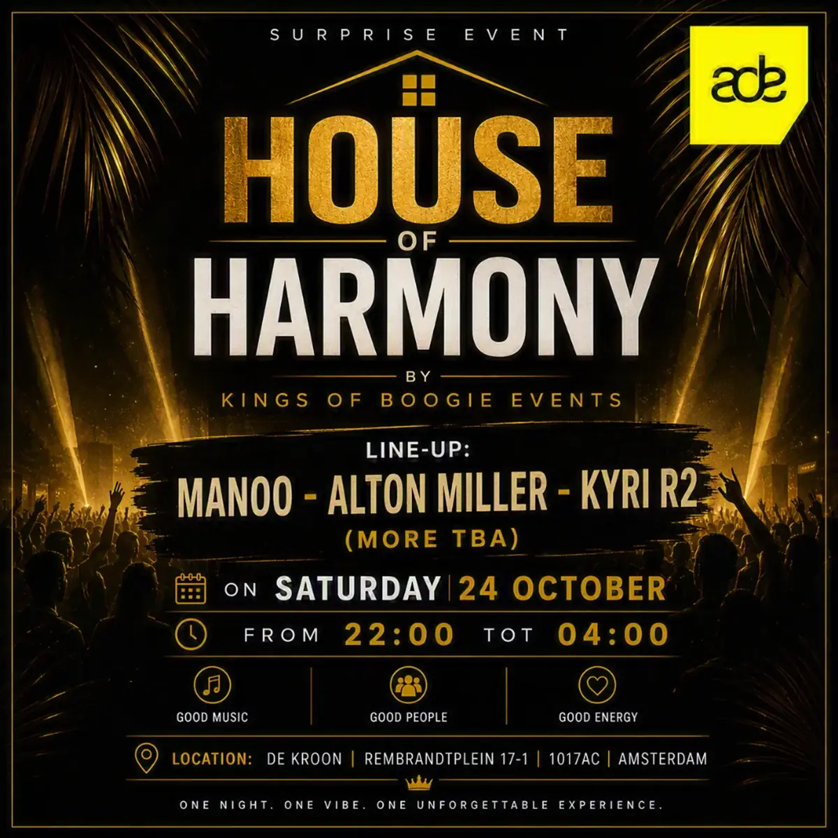 House of Harmony — Kroon, Amsterdam