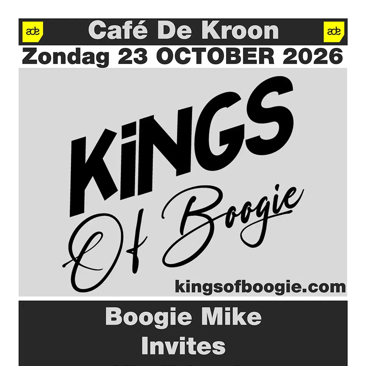Kings of Boogie Special — Kroon, Amsterdam