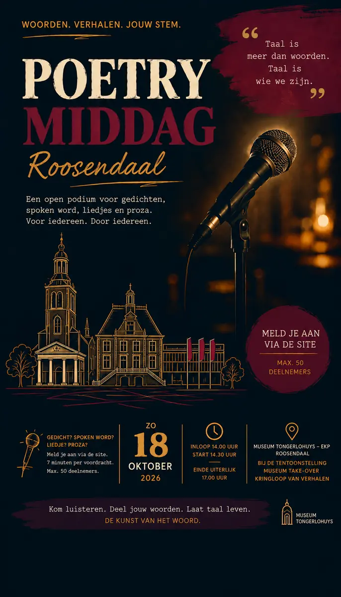 Poetry Afternoon Roosendaal — Roosendaal