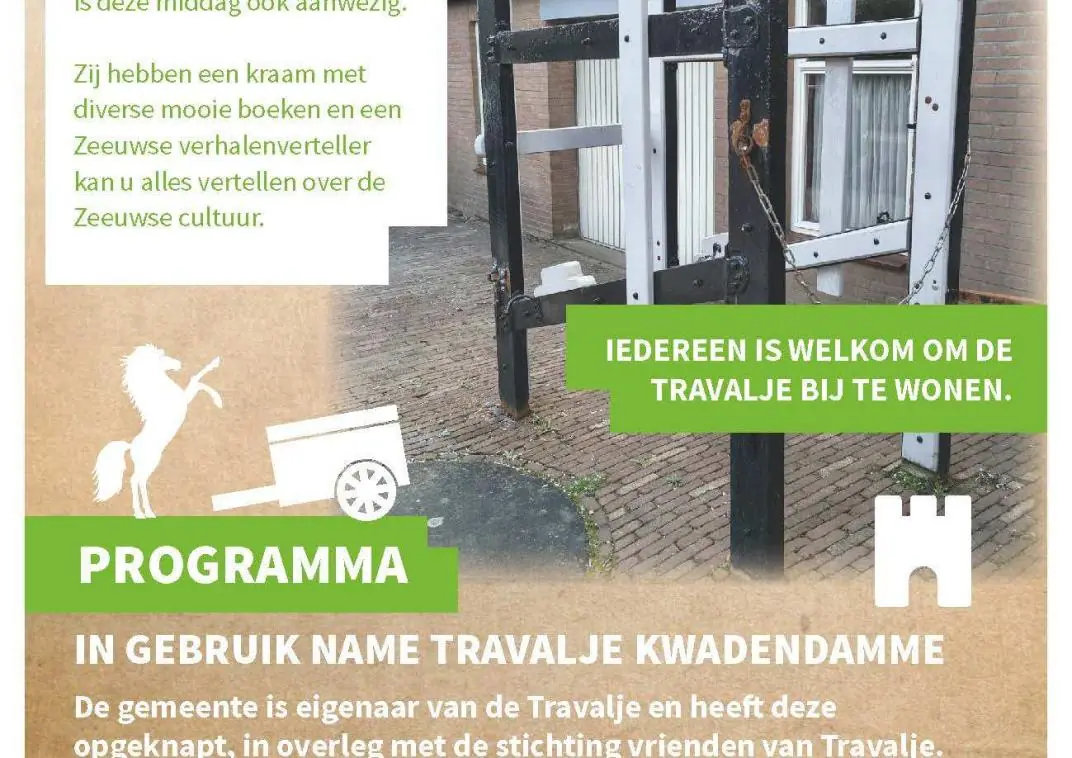 Festive opening of the travalje Kwadendamme — A. de Koningstraat Kwadendamme, Kwadendamme
