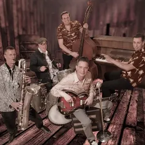 Roy P-Cat and the V8 Daddies — Rock Around The Jukebox in Autotron, Rosmalen