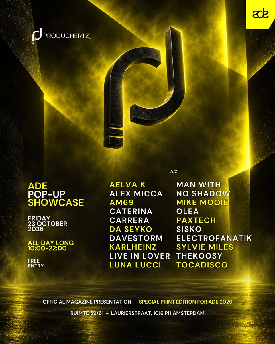 PRODUCHERTZ ADE Pop-Up Showcase — Ruimte 59.61, Amsterdam